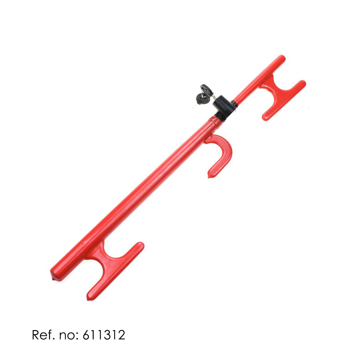 U-Shaped Car Steering Wheel Lock | Cross Cylinder Anti-Theft Device | Caino Internatio<i></i>nal Inc Model